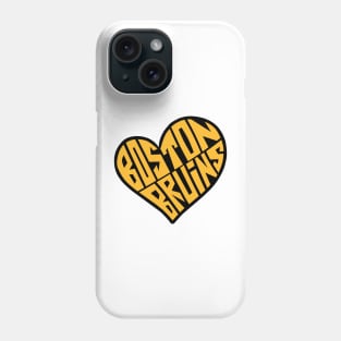 Boston hockey warp text Phone Case