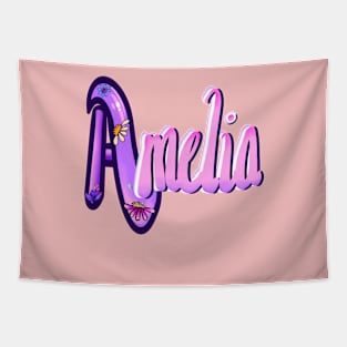 Amelia The top 10 best Personalized Custom Name gift ideas for Amelia girls and women Tapestry