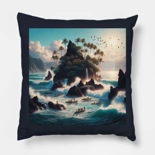 Historical Hawaii . Pillow