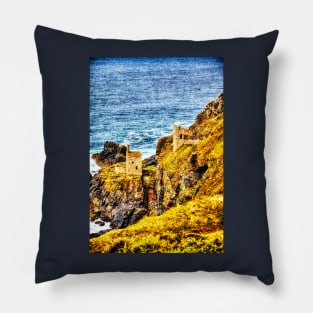 Botallack, Cornish Tin Mines, Cornwall, UK Pillow