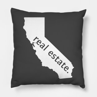 California State Real Estate T-Shirt Pillow