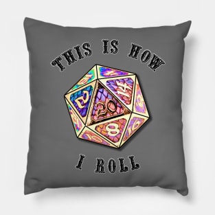 DnD How I Roll Pillow