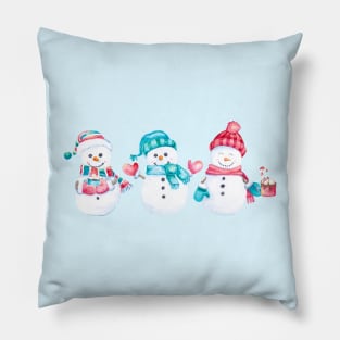 Snow Buddies Pillow