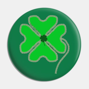 Lucky Clover Leaf Pin