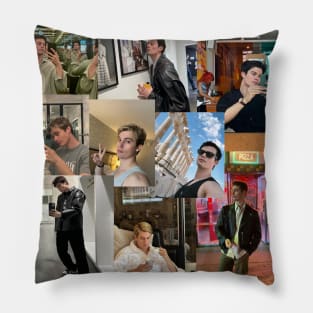 Nicholas Galitzine Collage Pillow