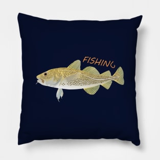 Atlantic Cod Fishing Pillow