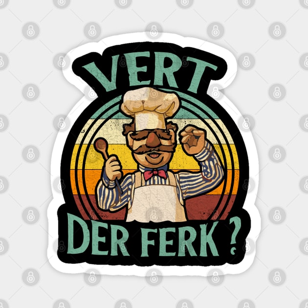 Swedish Chef RETRO Magnet by manganpizza