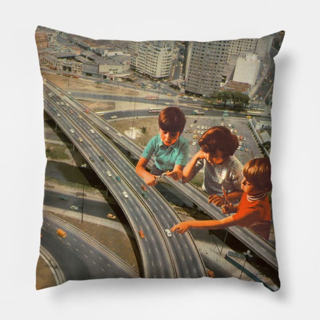 City Pillow by mathiole