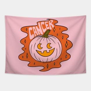 Cancer Jack O lantern Tapestry