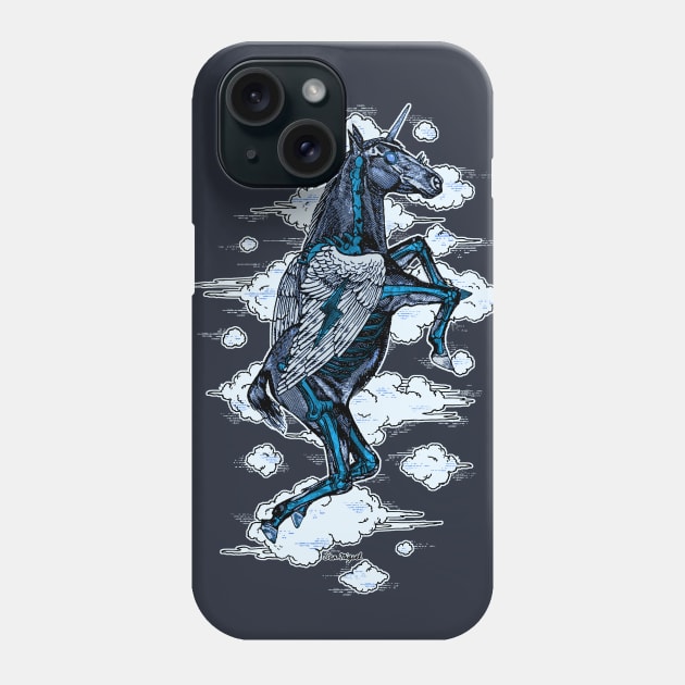 BLACK UNICORN by San Miguel Phone Case by boozecruisecrew