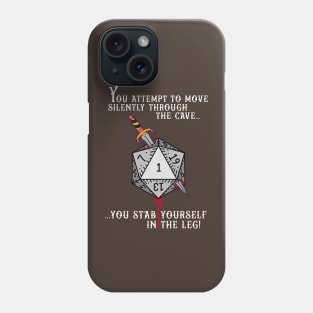 Dark Caves and Bad Dice Phone Case