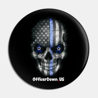 Officer Down US Pin
