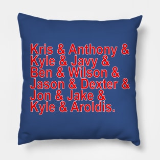 The Great 2016 Cubs Pillow