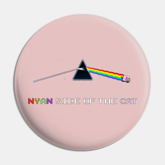 Nyan side of the cat Pin by Teefun012