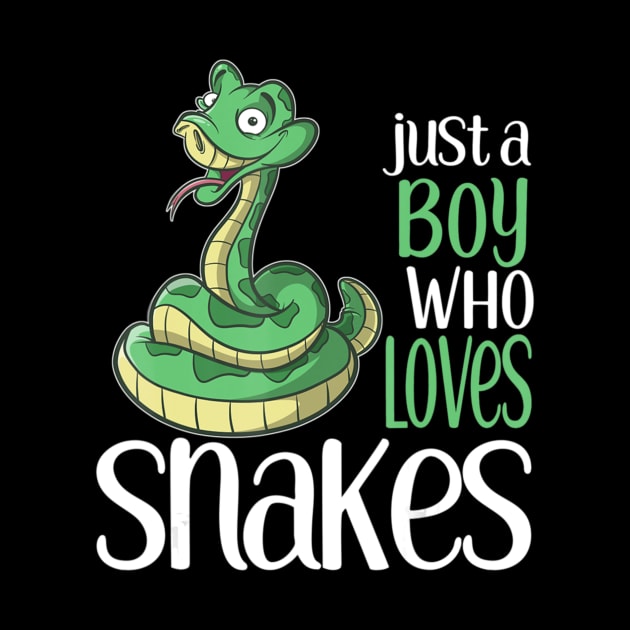 Just A Boy Who Loves Snakes S And Boys Sticker by RobertLewi