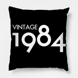 Vintage 1984 Gift 36th Birthday Party Pillow