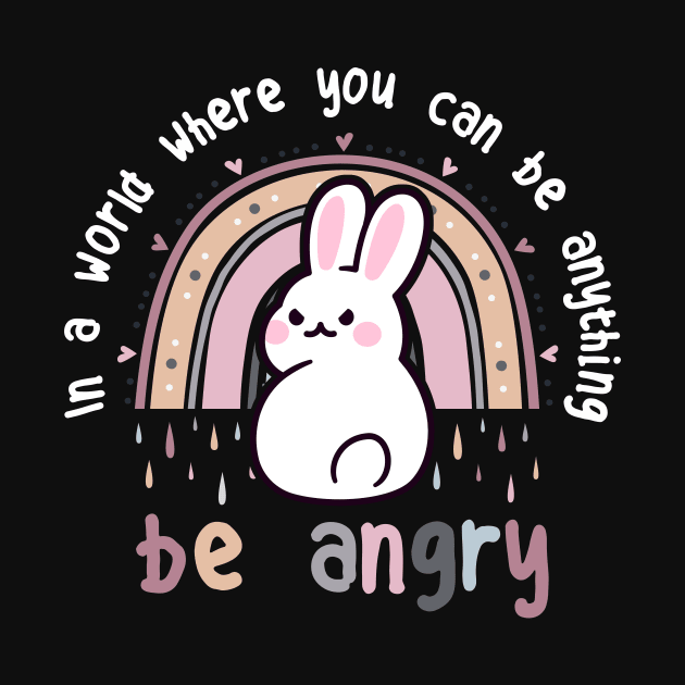 Bunny Rabbit Be Angry by Psitta