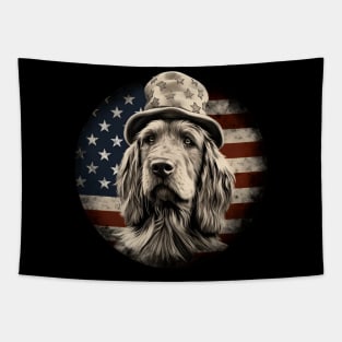 Otterhound 4th of July Tapestry