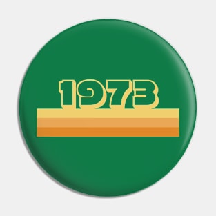 1973 classic vintage design Pin