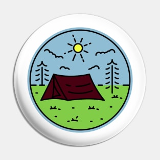 Camping Life Pin