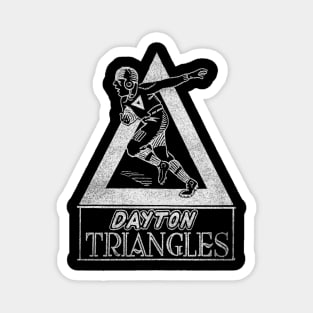 Dayton Triangles Vintage Distressed Retro Magnet