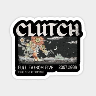 Clutch Vintage 1991 // Full Fathom Five Original Fan Design Artwork Magnet