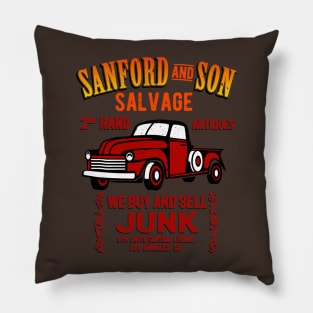 Sanford and Son Salvage (Color) Pillow