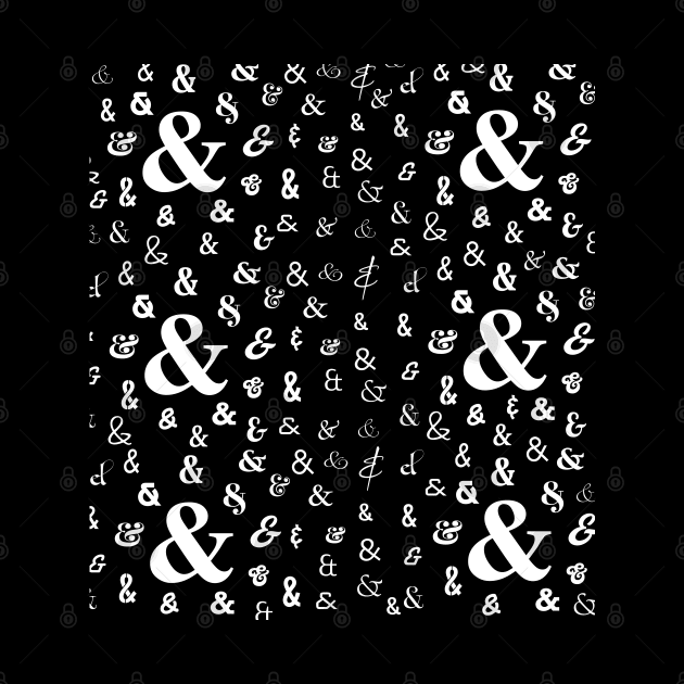 All the Ampersands! - white font by Kinhost Pluralwear