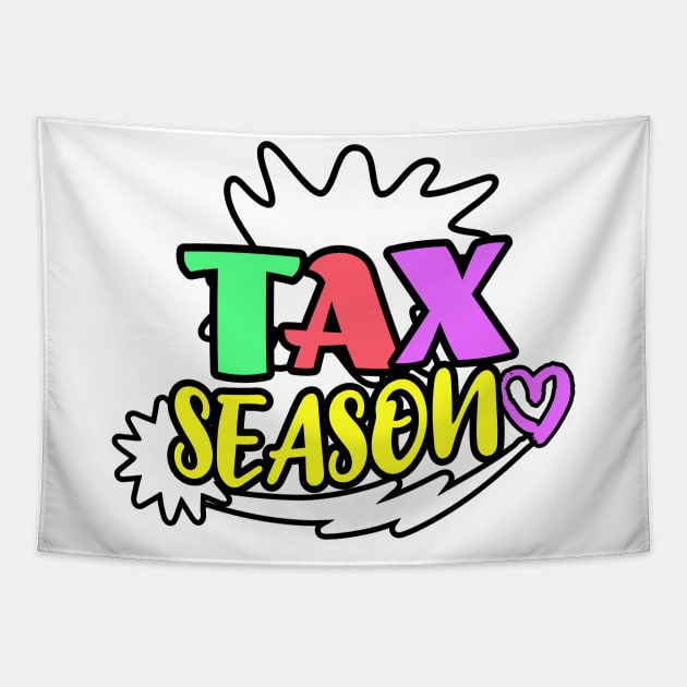 Tax season Tapestry by J Best Selling⭐️⭐️⭐️⭐️⭐️