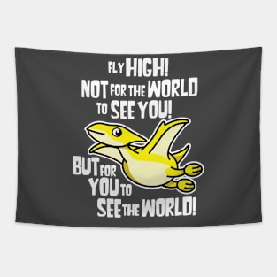 Pterodactyl Boy Dinosaur Tapestry