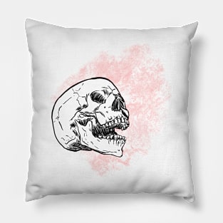 skull damage Pillow