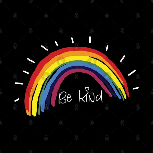 Be Kind Rainbow by Dibble Dabble Designs