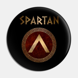 Spartan Shield Lambda Ancient Lacedaemonian Symbol of Sparta Pin