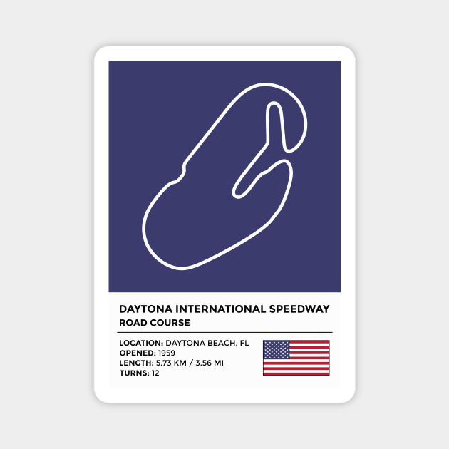 Daytona International Speedway - Road Course [info] Magnet by sednoid