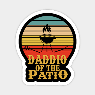 Funny Grill Daddio Of The Patio Vintage Magnet