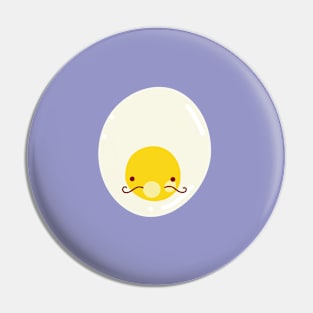 Fried Eggs With Cute Faces Pin