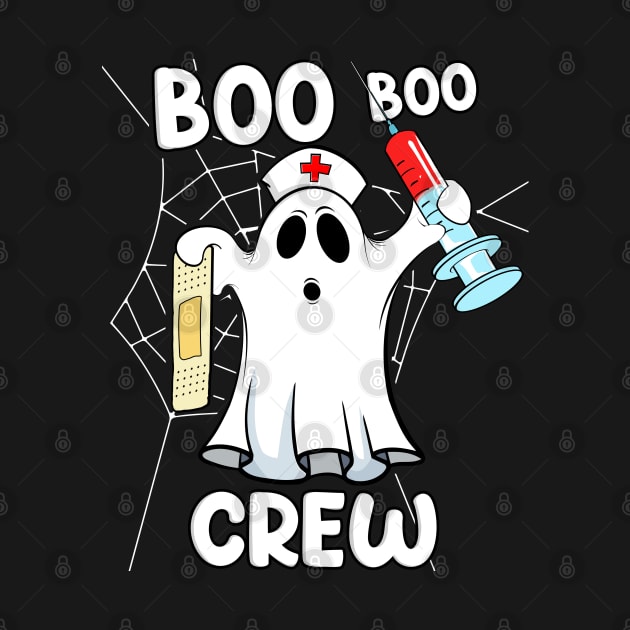 Boo Boo Crew Nurse Halloween Ghost by DARSHIRTS