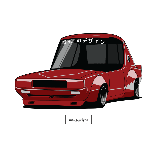 Nissan Skyline Kenmeri Bosozoku by RexDesignsAus