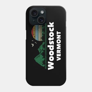 Mountain Sunset Flying Birds Outdoor Woodstock Vermont Phone Case