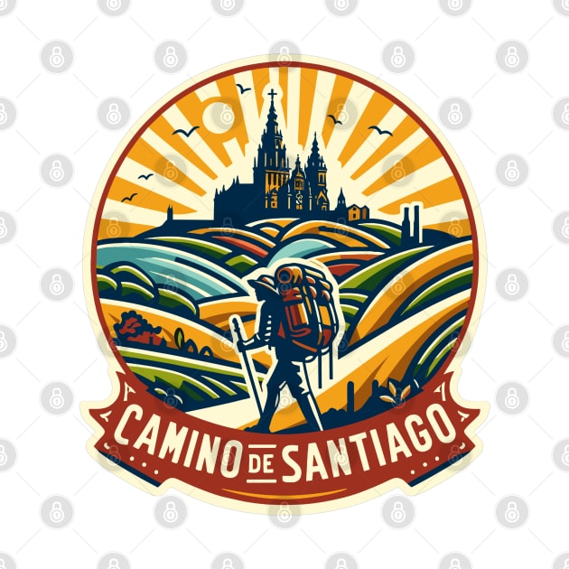 Buen Camino! El Camino de Santiago de Compostela - The Way of Saint James - Peregrino Pilgrim - Camino Frances Ingles Primitivo, Shirt, Hoodie, Mug, Tote, Sticker, Souvenir, etc by cloudhiker