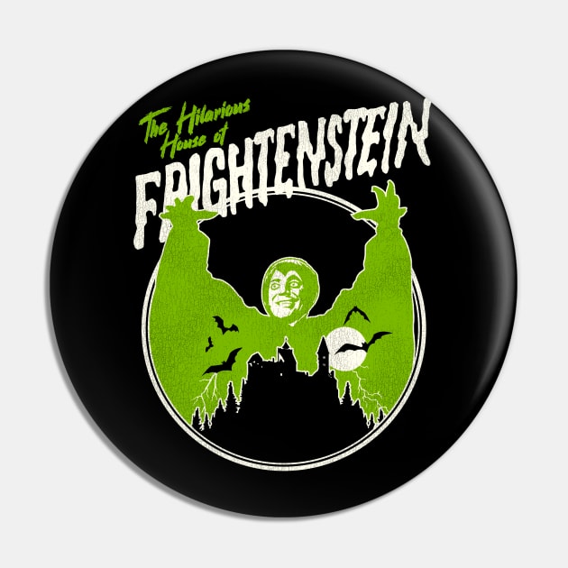 The Hilarious House of Frightenstein Pin by darklordpug