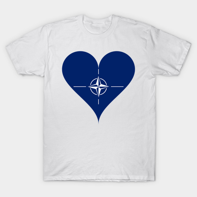 Nato Heart Flag Nato T Shirt Teepublic