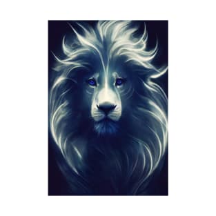 Beautiful scary lion portrait T-Shirt