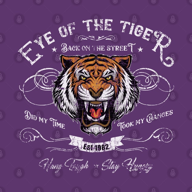 The Eye of the Tiger, distressed - Rocky by woodsman