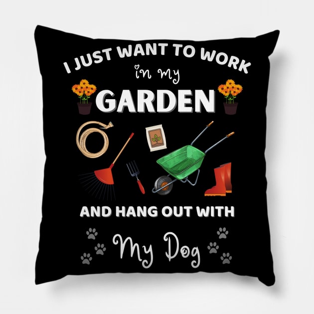 I just want to work in my garden and hangout with my dog Pillow by JustBeSatisfied