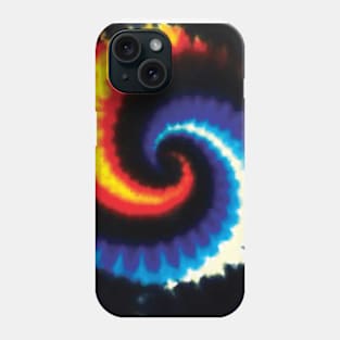 Octopus Tentacle Blue Red Black White Tie Dye Phone Case