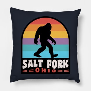 Salt Fork State Park Sasquatch Bigfoot Ohio Pillow