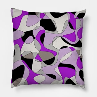 Abstract pattern - purple. Pillow