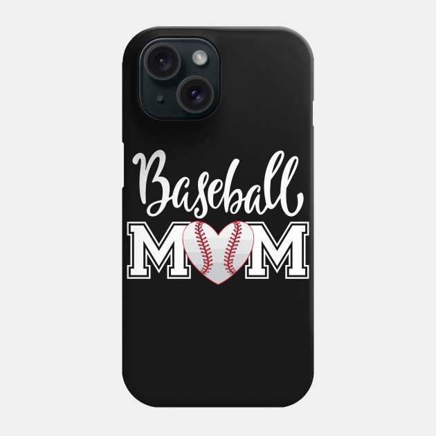 Baseball Mom Phone Case by Work Memes