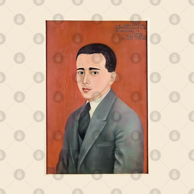 Portrait of Alejandro Gomez Arias by Frida Kahlo by FridaBubble